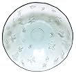 Clear Spanish Large Ocean Sea Life Recycled Glass Serving Bowl 15.25"D