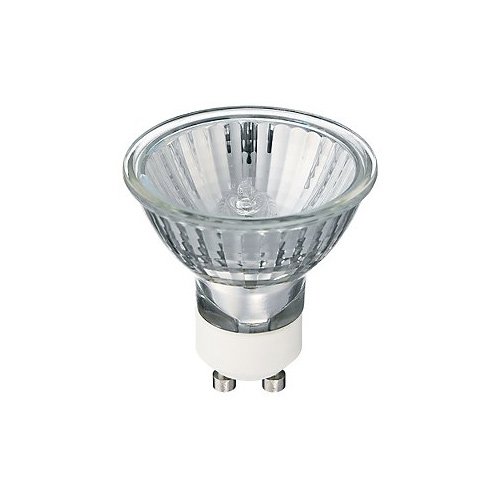 50 WATTS MR16 GU10 BASE EXN FLOOD HALOGEN LIGHT BULB WITH LENS COVER 120 VOLTS 4,000 HOURS 36 DEGREE BEAM SPREAD - Misc.