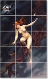 Luis Riccardo Falero Mythology Tile Mural Home Remodeling Design | 18x30 using (15) 6x6 tiles