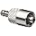 Luer Connector - Stainless Steel 316 Male Luer Lock, For 1/8" Tube, Barb O.D. 0.145"