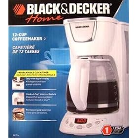 BLACK and DECKER 12 cup COFFEE MAKER U.S. AND CANADA UL LISTED by Black & Decker