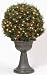 18" Pre-Lit Christmas Ball Topiary with Pine Cones - Clear Lights