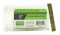 GREX P6/15-2.5 23 Gauge 5/8-Inch Length Headless Pins (2,500 per box)