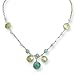 16" Sterling Silver Amazonite Fashion title=
