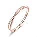 LovEnter Classical Crystal Bracelet, Gold Plated Bracelet, Bling Crystal Bracelet