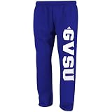 adidas Grand Valley State Lakers Royal Blue Word Plus Fleece Sweatpants (Small)