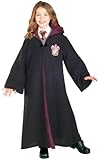 Rubies Costume Deluxe Harry Potter Child's Hermione Granger Costume Robe With Gryffindor Emblem, Medium