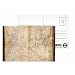 Map of the French Atlantic Coast and of England (ink on parchment) by Grazioso Benincasa - Postcard (Pack of 8) - 6x4 inch - Art247 Highest Quality - Standard Size - Pack Of 8