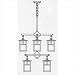 Arroyo Craftsman MCH-4/4 Mission Eight Light Chandelier