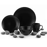 Lynns 322Q03M Black Sand 32 Piece Dinner Set