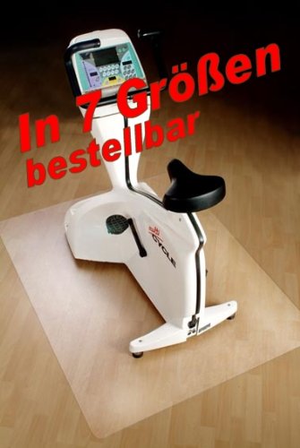 Floordirekt SPORT Bodenmatte / Unterlegmatte für Heimtrainer und Ergometer - 7 Größen