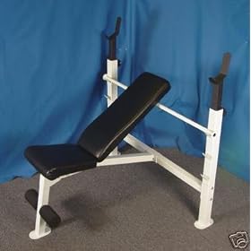 Olympic Weight Bench / Olympic Bench Press with 160 lb Weight Set