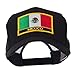 North and South America Flag Letter Patched Mesh Cap - Mexico W42S52F