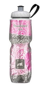 Polar Bottle Insulated Water Bottle, Island Blossom, 24-Ounce