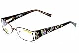 Ed Hardy EHO720 Eyeglasses EHO 720 Espresso Optical Frames