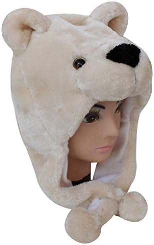 Light Year Plush Animal Bear Short Kids Girl Boy Cosplay Santa Winter Cap Beanie