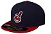 New Era 59Fifty Cleveland Indians Authentic On Field Hat - Home