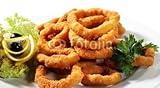 IMAGE OF Wallmonkeys Peel and Stick Wall Decals - Seafood - Fried Calamari Isolated on White Background - 18