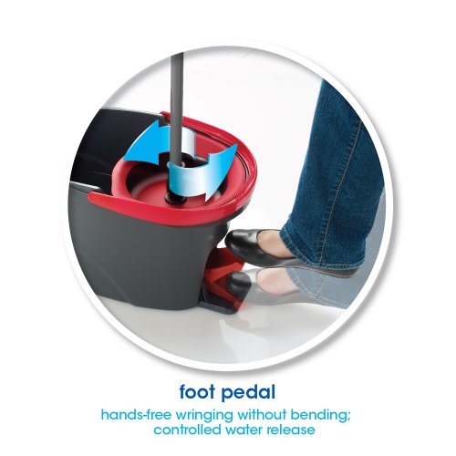 OCedar Easy Wring Spin Mop & Bucket System Home Garden Household