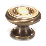 1 1/2 Antique Brass Knob