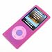 Electronics : PINK Silicone Skin Case Cover for Apple iPod Nano 4th Gen Generation 4G new Nano-Chromatic 8gb & 16gb + Screen Protector & Lanyard