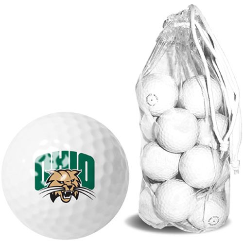 Ohio Bobcats Ncaa 15 Golf Ball Clear Pack