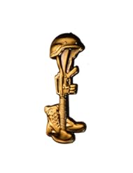 Jewelry: Fallen Soldier Battle Battlefield Cross Lest they be Forgotten Hat or Lapel Pin - Honor
