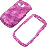 Rhinestones Shield Protector Case for Samsung Freeform SCH-R351 / R350, Hot Pink Full Diamond