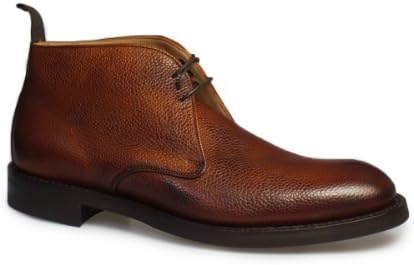 Cheaney Jackie III R Mahogany Grain Brown Leather Boots-UK 10.5