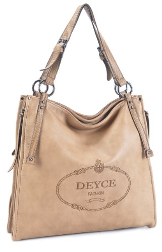 purse lady Discount LSQ00222BG Beige Deyce 'Singature' Quality PU Close-Out High Quality Women/Girl Fashion Designer Work School Office Lady Student Handbag Shoulder Bag Purse Totes Satchel Clutches Hobos