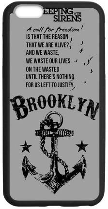 Hoomin Sleeping with Sirens Sorry Lyrics Quotes iPhone 6plus 5.5" Cell Phone Cases Cover Popular Gifts(Laster Technology)