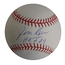 Autographed Jim Rice MLB Baseball Inscribed HOF 09 (MLB Authenticated)