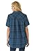 Women's Plus Size Denim Tunic Length Short Sleeve Bigshirt