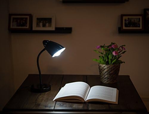 Flamp black bullet style metal shade,flashy flexible gooseneck LED desk lamp