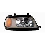 2000-2004 MITSUBISHI MONTERO SPORT w  FLAT BLACK PAINT RIGHT HAND REPLACE HEAD LIGHT... by TYC