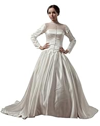 Satin Beaded High-Neck   Ball Gown Prom Dress 