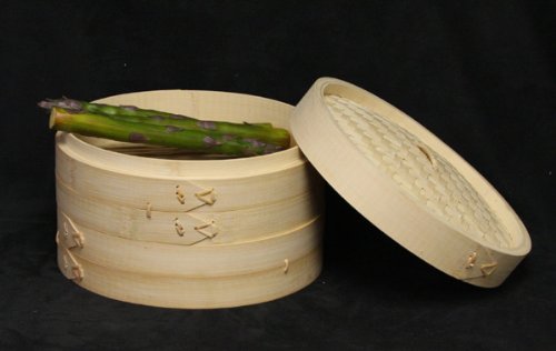 3pc 10'' Bamboo Steaming Set