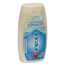 Crest Whitening Expressions Fluoride Anticavity Toothpaste, Refreshing Vanilla Mint, Liquid Gel, Packaging May Vary, 4.6-Ounce Tubes (Pack of 4)