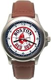 MLB Boston Red Sox Man's Leather Rookie Watch