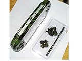 camouflage front+back faceplate & buttons for psp 2000 + 3 pcs screen prote ....