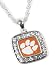 Licensed Clemson Tigers College Pendant Necklace Fashion Jewelry