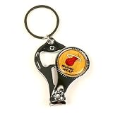Miami Heat 3-In-1 Key Chain - Bottle Opener - Nail Clipper