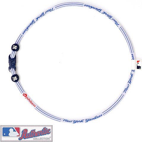 PHI-TEN MLB Authentic X30 Necklace, New York Yankees, 22 Inches
