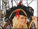 Sexy Pirate's Hat. One Size Fits Most.