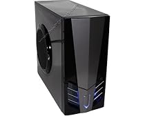 9257 Black Computer Case/Mid Tower with 600w watt Power Supply and 250mm Side Fan