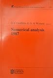 Numerical analysis 1987