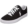 Polo Ralph Lauren Men's Latton Sneaker,Black,9 D US