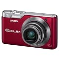 Casio Exilim EX-H5 Digitalkamera (12 Megapixel, 10-fach opt. Zoom, 6,9 cm (2,7 Zoll) Display, bildstabilisiert) rot