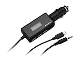 グリーンハウス 携帯電話FMトランスミッター&充電アダプタ ブラック GH-FTC-3KKの画像