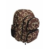 J World Brown Multi-pocket Ergonomic Backpack